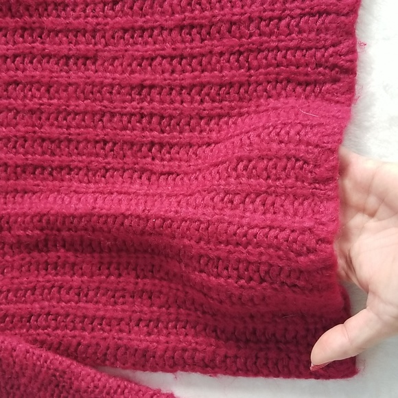 Gap wool sweater dark red sz S womens - Picture 4 of 8